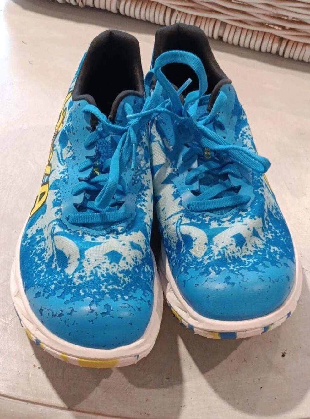 HOKA Crescendo XC Spikeless Racing Shoes Blue/Yellow
